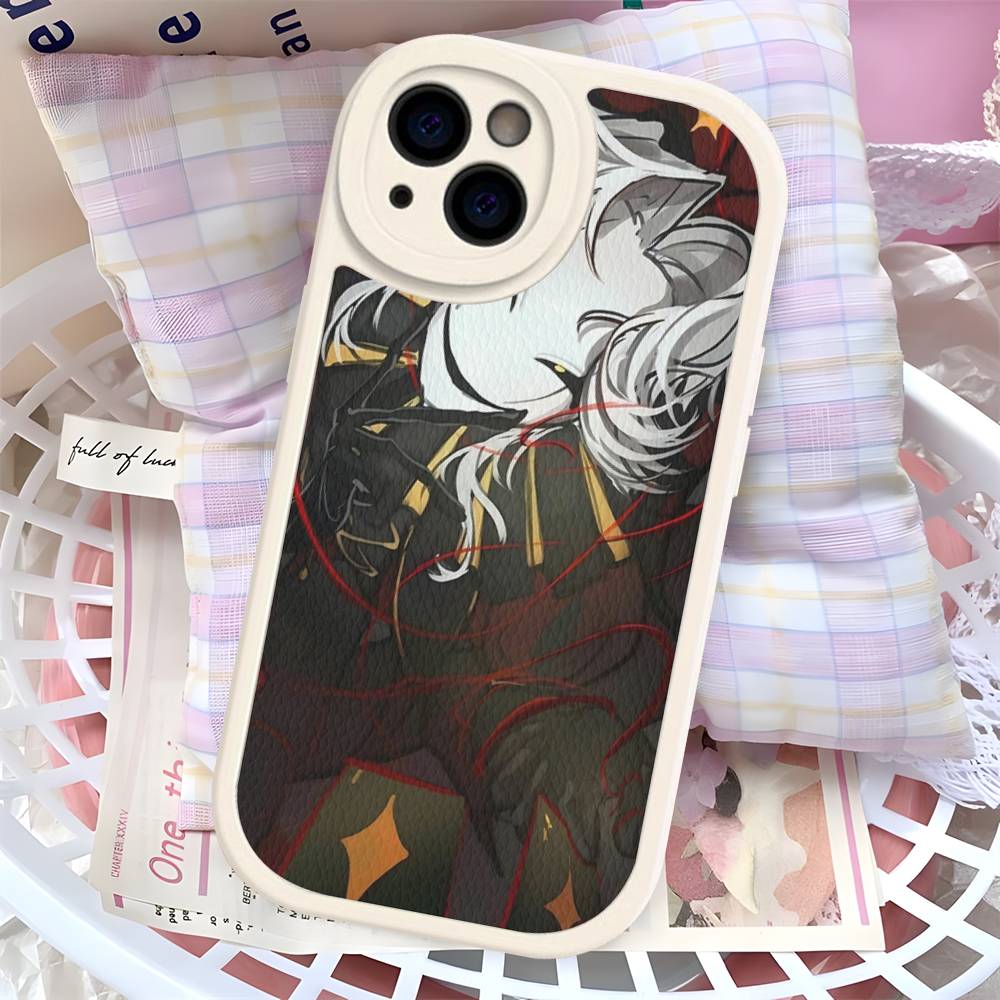 Anime The Freak Circus Pierrot Leather Phone Case For IPhone 16 15 14 17 Pro Max 11 12 Mini Plus Soft Shell