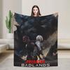 Predator Badlands 2025 Filme Super Warme Decken Büro Plüsch Überwurfdecke Ästhetisch Outdoor Flanell Tagesdecke Sofa Bettbezug