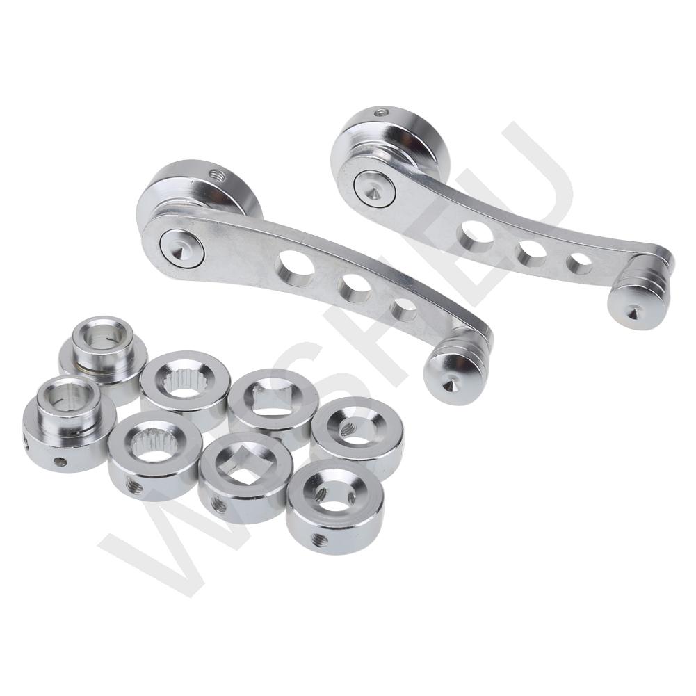 Universal Car Window Close Hand Crank Handle Winder Riser Replacement Aluminum Alloy Manual Auto Window Glass Closer Handle