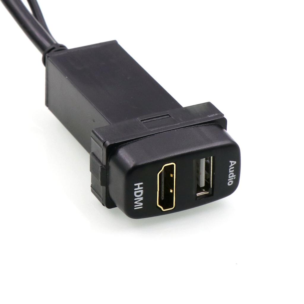 USB input port & HDMI input port Audio parts Switch