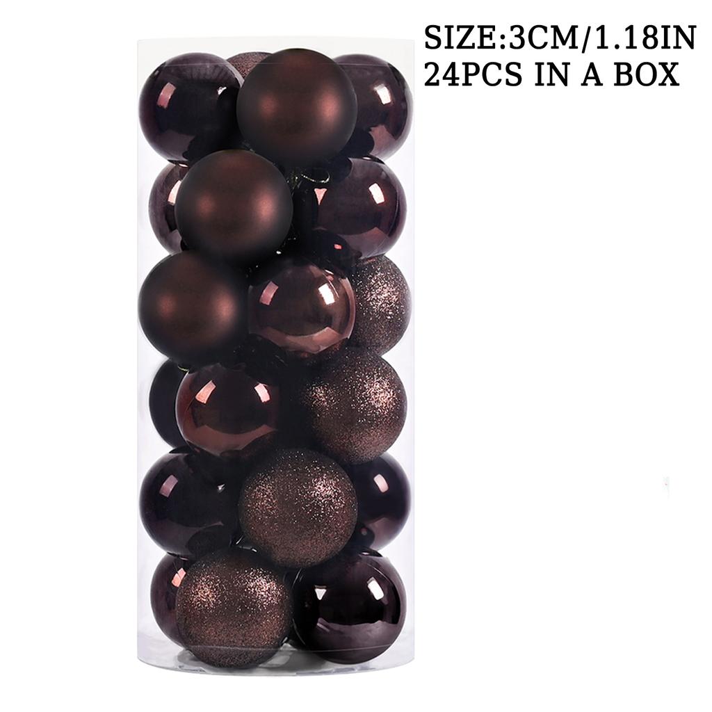 3CM Christmas Ball Christmas Tree Decoration Ornaments for New Year Halloween for Home Decor Navidad Pendant Ball Accessories
