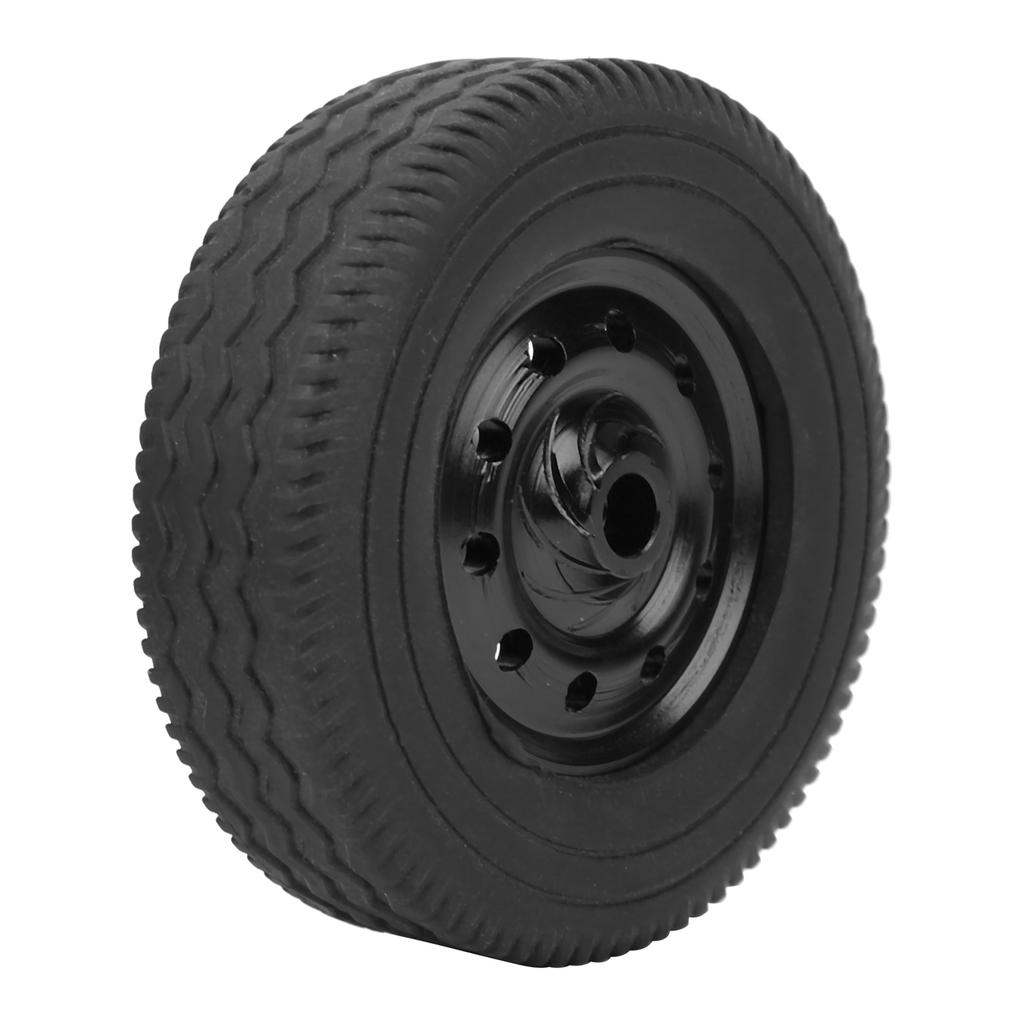 4Pcs RC Wheel Remote Control Tires Rubber Aluminum Alloy Accessories for WPL D12 Car