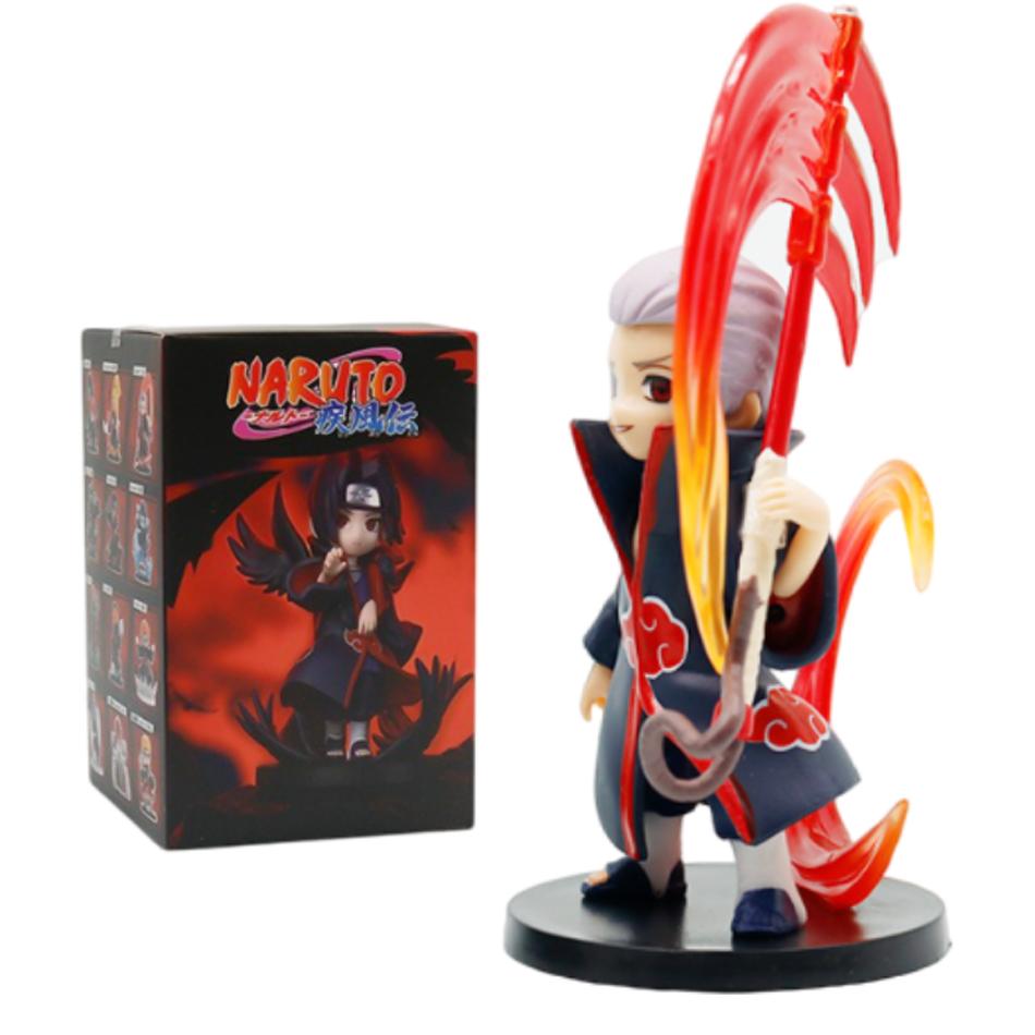 12Pcs Anime Naruto Shippuden Akatsuki Arc Series Blind Box Figures Toys Mystery Box Surprise Ornament Christmas Halloween Gifts