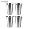 2/4PCS Stainless Steel Cups 300/400ML Stainless Steel Tumblers Pint Camping Cups Drinking Glasses Stackable Metal Cup