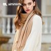 LENGKEORL Women's Handmade 100% Pure Wool Scarf