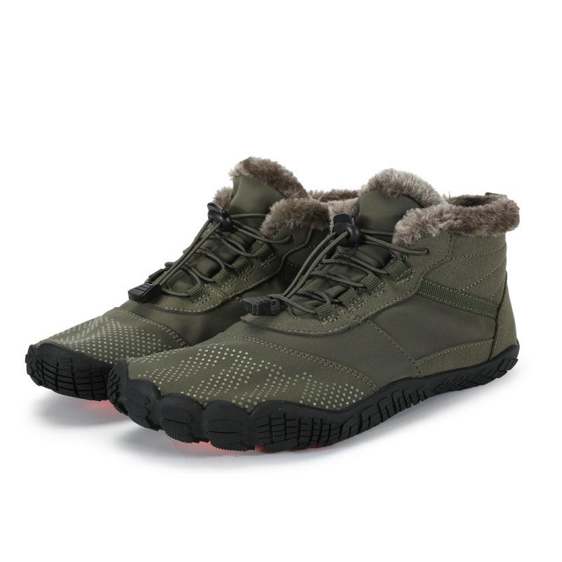 High-top Cotton Shoes Large Size Hiking Shoes Men's Hiking Shoes Fleece Warm Snow Boots Men