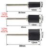 10Pcs/Set Durable 1/8inch Sanding Mandrels 6.35/9.5/12.7mm Rubber Sandpaper Circle Kit Grinder Drum Rod for Rotary Tool