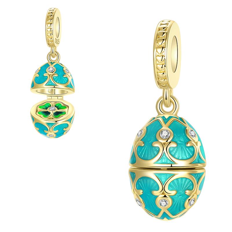 Matryoshka Doll Copper Can Be Opened And Closed Charms Pendant Fit Bracelet Jewelry Women Making Diy Gift Accessory