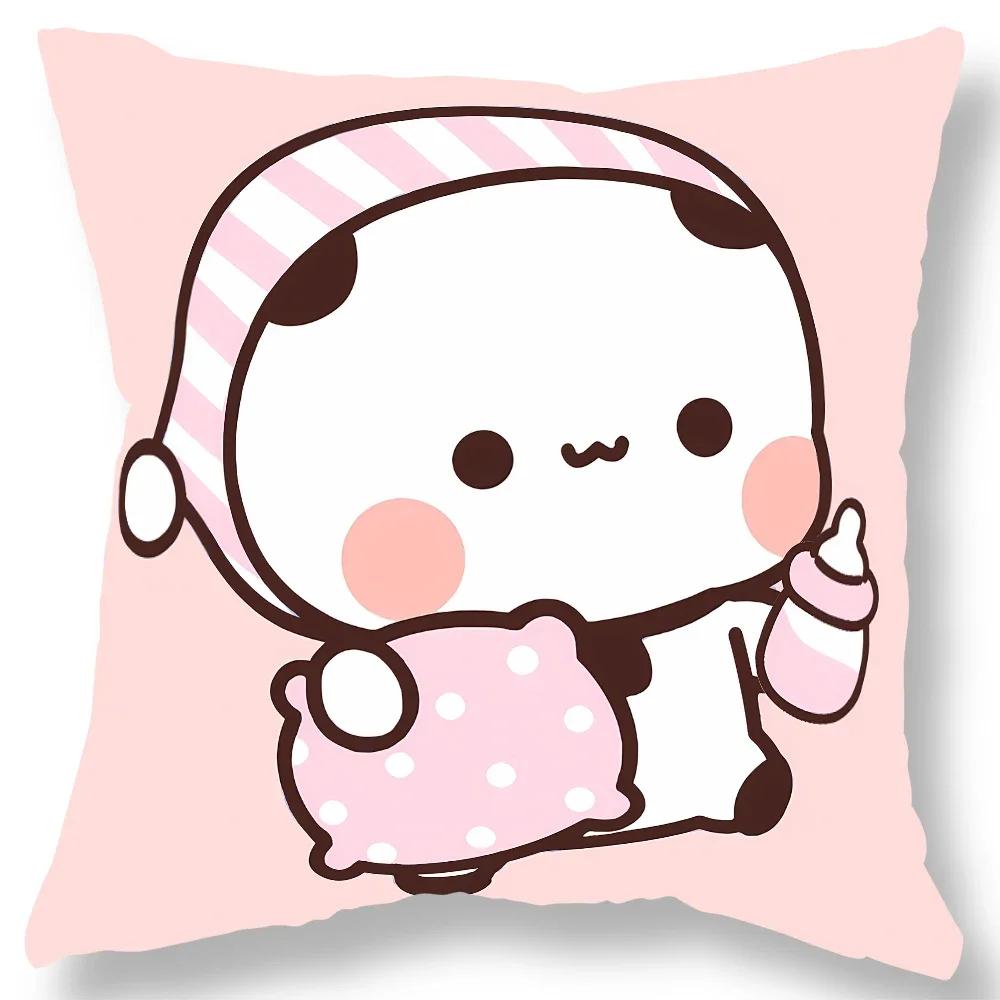 Niedlicher Bären-Print Kissenbezug Geschenk Kawaii Cartoon Animation Wohnzimmer Sofa Kissenbezug Zuhause Schlafzimmer Raum Dekoration