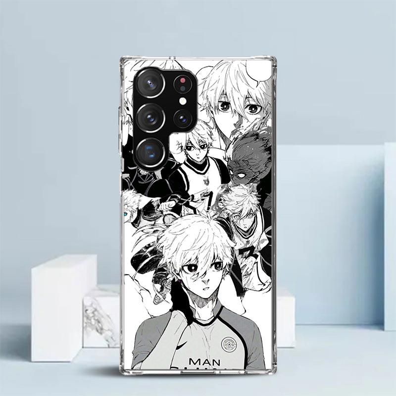 Blue Lock Nagi Seishiro Soft Cover for Samsung Galaxy S25 Edge S26 S24 S23 Ultra Phone Case S22 S21 Plus S20 FE Print Pattern Sh