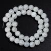 38-45pcs/lot 8 10mm Round Glass Floral Beads Colorful Loose Spacer Beads For Jewelry Making DIY Bracelet Necklace Accessories