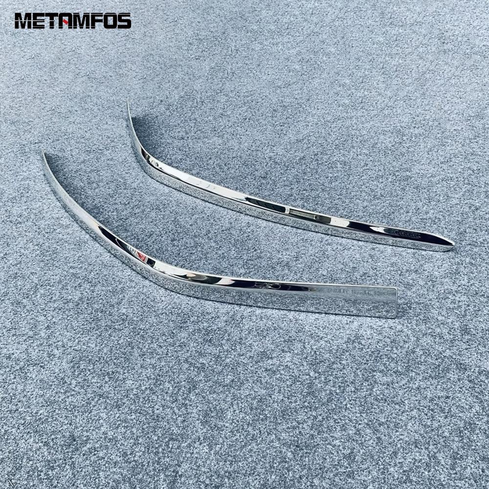 For Toyota Alphard Vellfire 2024 2025 2026 Steel Front Rear Corner Bumper Trim Anti-Collision Strip Accessories Car Styling