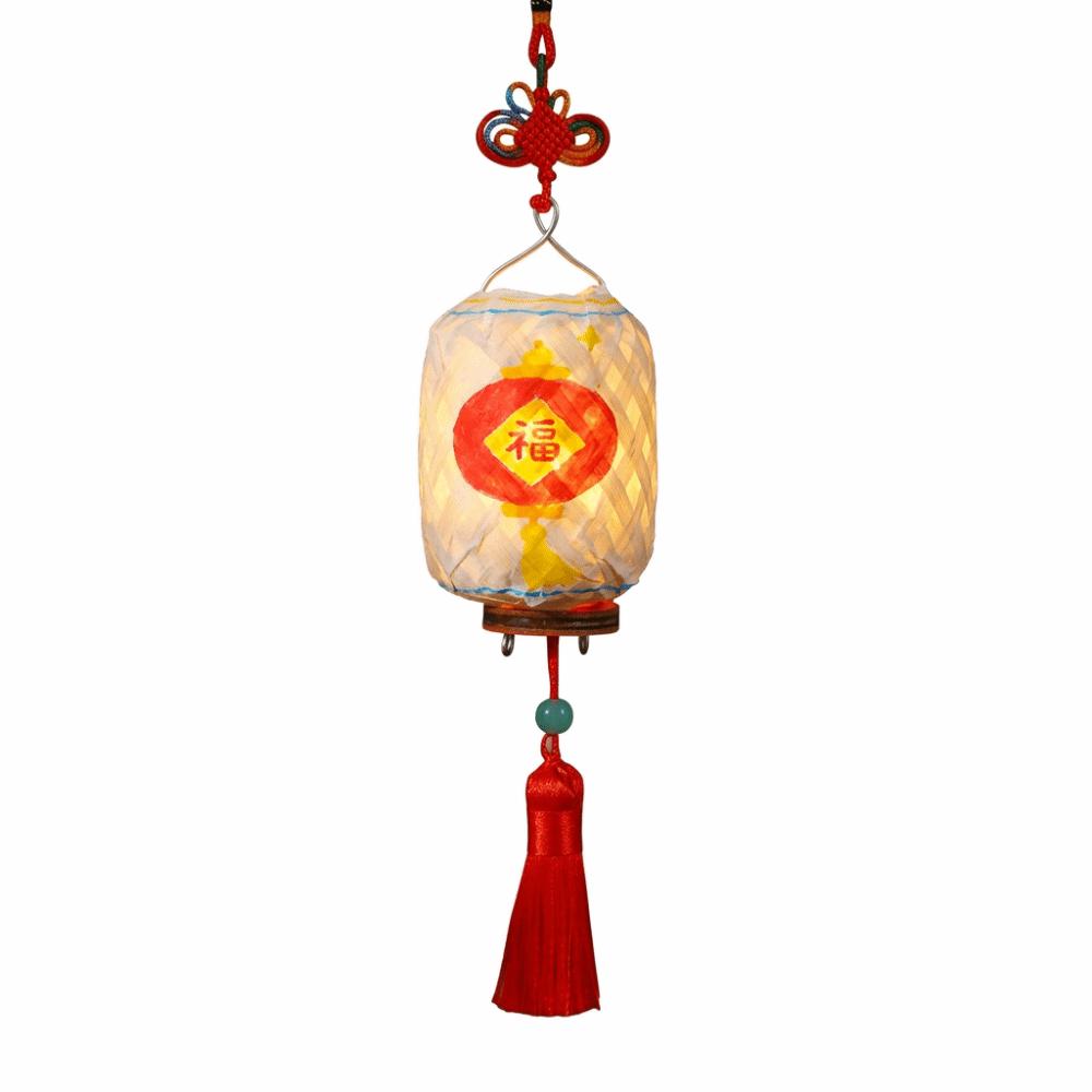 Bamboo Weaving Cage Mid-Autumn Festival Lantern Bamboo Portable Lantern  Home Decoration