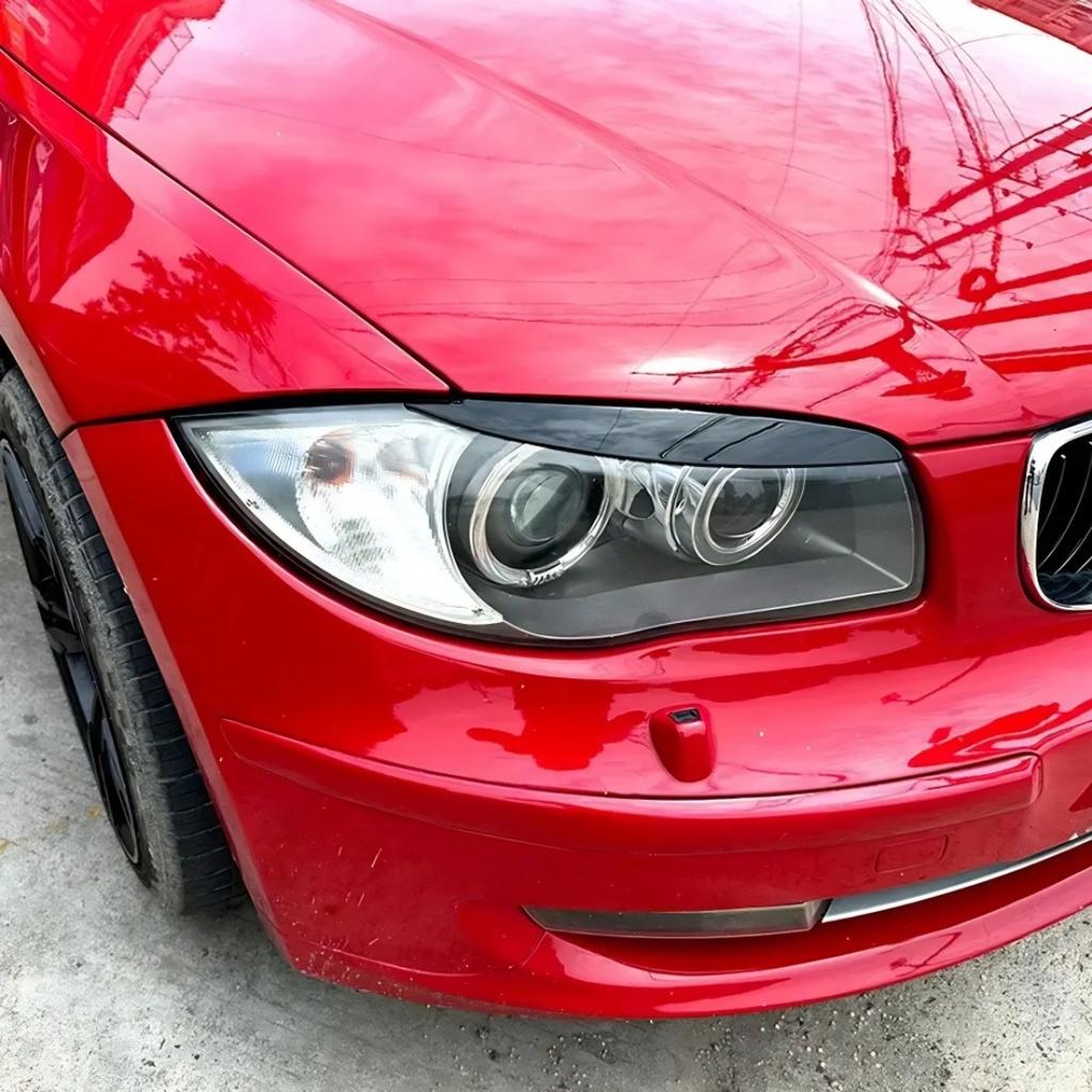 For BMW 1 Series E81 E82 E87 E88 2004-2014 Headlight Eyebrow Eyelid Cover Trim Exterior Modification Tuning Accessories Body Kit