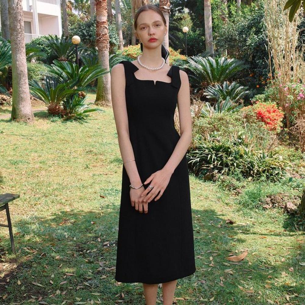On On Detachable Shoulder ribbOn Dress New4xoc10