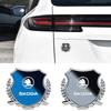 ABCDGF1 Alloy Car Fender Emblem Laser Logo Window Badge for Kodiaq Karoq Superb Fabia Kamiq Octavia Citigo Yeti Rapid Scala Vision
