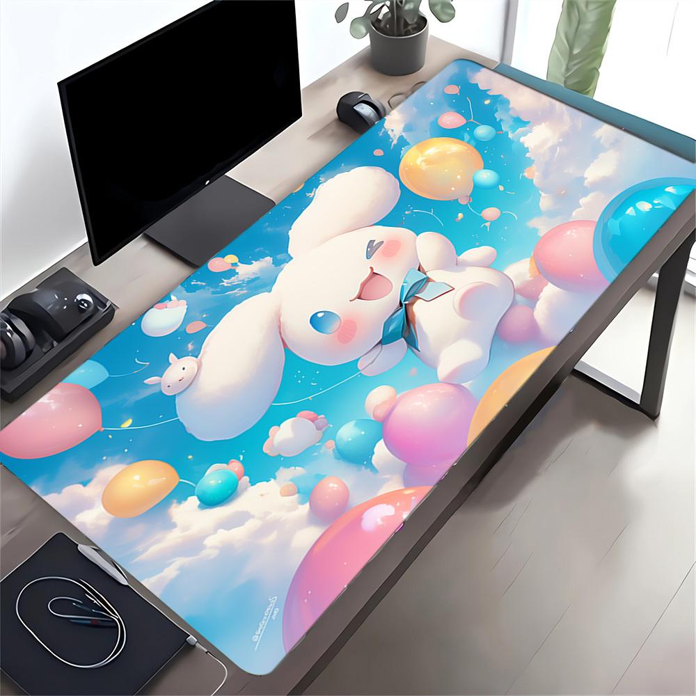 1pc Cinnamoroll Balloons SkyComputer Pad with Vibrant Game Machine Print, Mouse Pads for Desk0515023