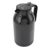 Auto Heizbecher Tragbarer Edelstahl Elektrischer Wasserkocher für Tee Kaffee Schwarz 1300ML