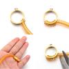 10pcs/lot Ring Size Adjuster Accessories Adjustable Invisible Transparent Spiral Spring Resizing Tools For Jewelry