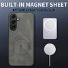 For Samsung Galaxy A06 A16 A36 A56 A07 A17 A37 A57 A15 A55 A14 A54 A52 A53 Case Magnetic PU Leather Protection Phone Back Cover