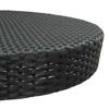Vidaxl 5-Cz. Zestaw Mebli Barowych Z Poduszkami, Rattan Pe, Czarny
