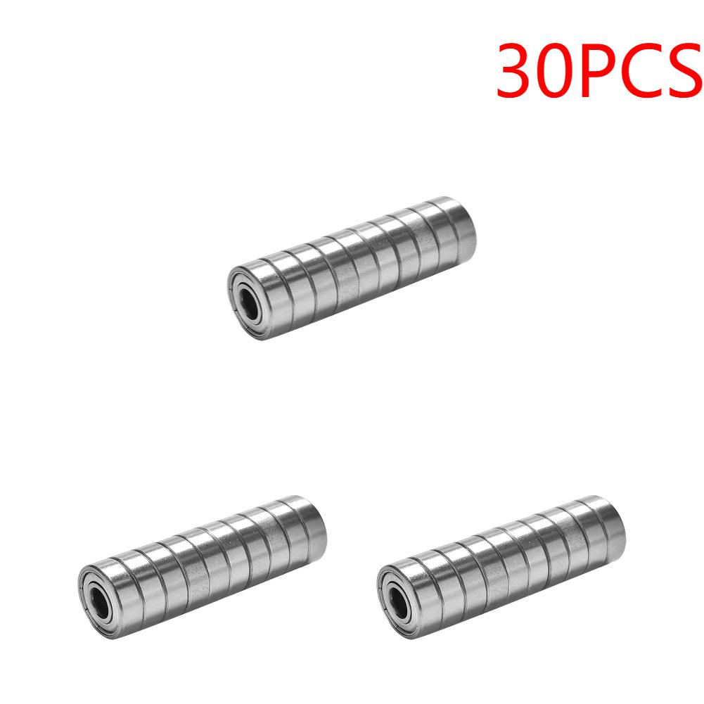 10-30 Stück 608ZZ Skateboard-Kugellager Hochkohlenstoffstahl-Kugellager Einreihig 8x22x7mm für Skateboard Inline-Skates Roller
