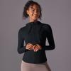 Outdoor Sun Protection Clothes, Tight Fitting Sports Running Fitness Tops, Yoga Clothes, UV Resistant Breathable Hooded Zipper Jacket