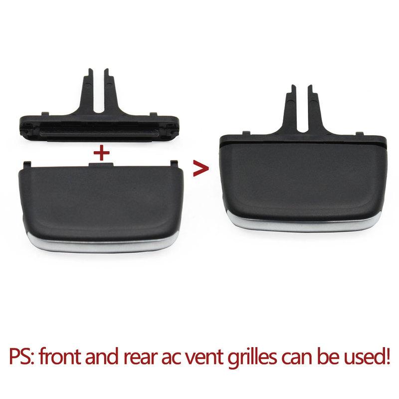 Car Front Rear AC Conditioning Air Vent Grille Outlet Tab Slider Clips Repair Kit For Volvo XC90 2016-2024