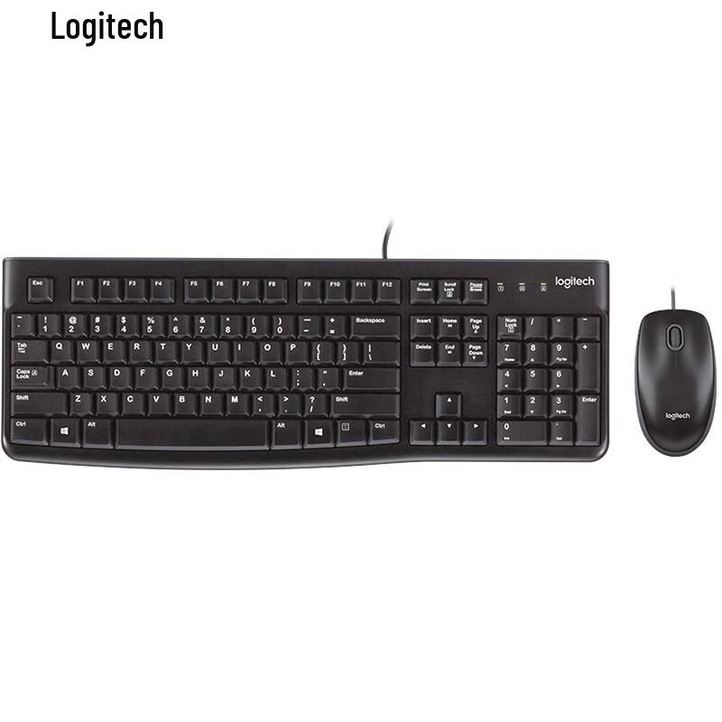 

Logitech MK120 Wired Keyboard and Mouse Combo