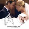 925 Silver Fashion V-Shaped Zircon Shiny Thin Ring for Women Anniversary Party Personalized High Quality Fine Jewelry