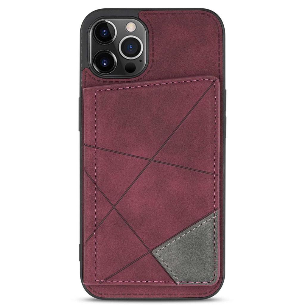 Funda para teléfono móvil Apple iPhone18 17promax tarjetero funda de cuero cartera 13mini funda protectora suave integral