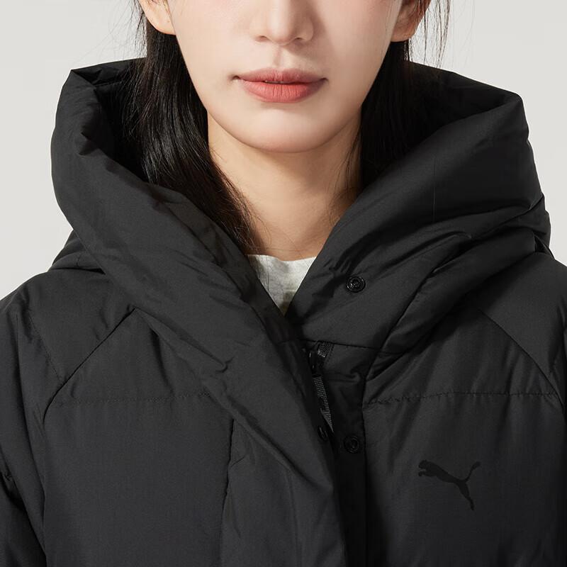 Puma Sportstyle Womens Basic Collection FW24 Lifestyle Down Outerwear Warmcell Hooded Solid Color Comfortable Puffer Jacket Women Outerwear 684236-01