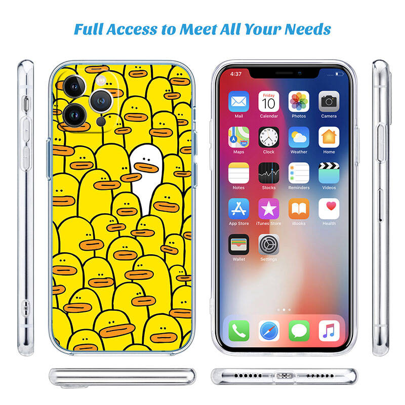MH52 DUCK Cartoon Phone Case for Motorola G34 G32 G31 G14 G15 G84 G62 E32 G24 G72 G71 G73 G85 G200 G60 G52 G51 G50 G42 G41 G32 G30