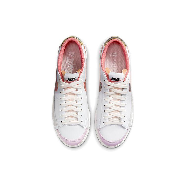 Nike Blazer Low Platform 'The Great Unity' Weiß Orange Rosa Salz Damen DM5451-611