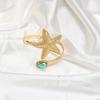 Pearl Starfish Open Armband Bangle Adjustable Armlet Bangle  Body Jewelry Accessories