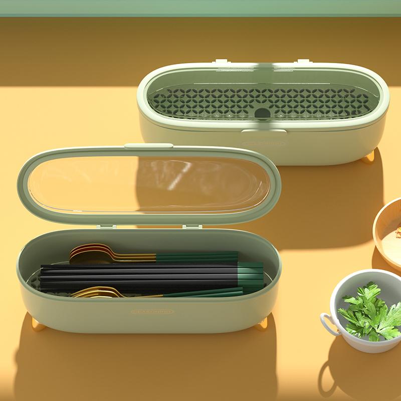Chopsticks Utensil Holder Multi-functional Household Chopsticks Basket Kitchen Tableware Spoon Storage Box Cutlery Storage Box