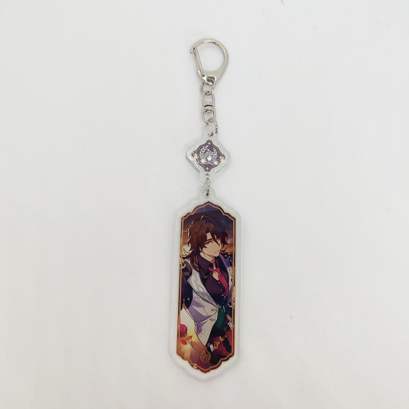 Honkai: Star Rail Keychain Sparkle Lunae Boothill Aventurine Acrylic Figure Keyring Anime Pendant Bag Gifts Accessories Women