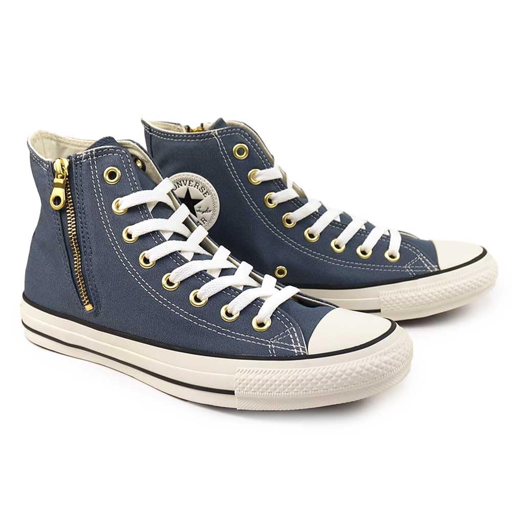 All Star Gold Zip HI Slate Blue