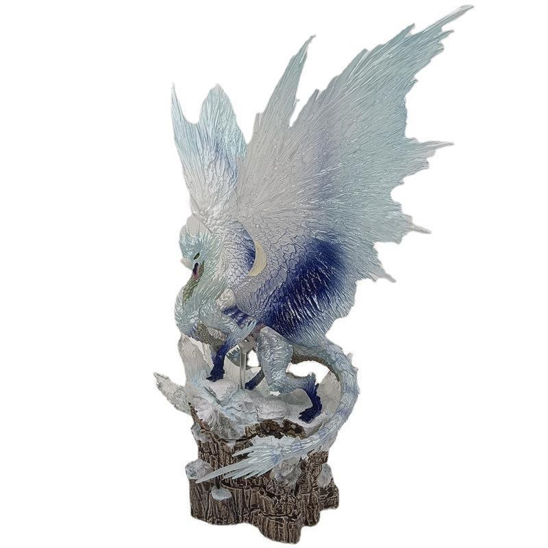 Monster Hunter Spiel Nergigante World Ice Uralter Drache PVC Actionfigur Anime Figur Auslöschungsdrache Modell Spielzeug Puppe Geschenk
