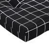 Adirondack Chair Cushions 2 Pcs Black Checkered Oxford Fabric