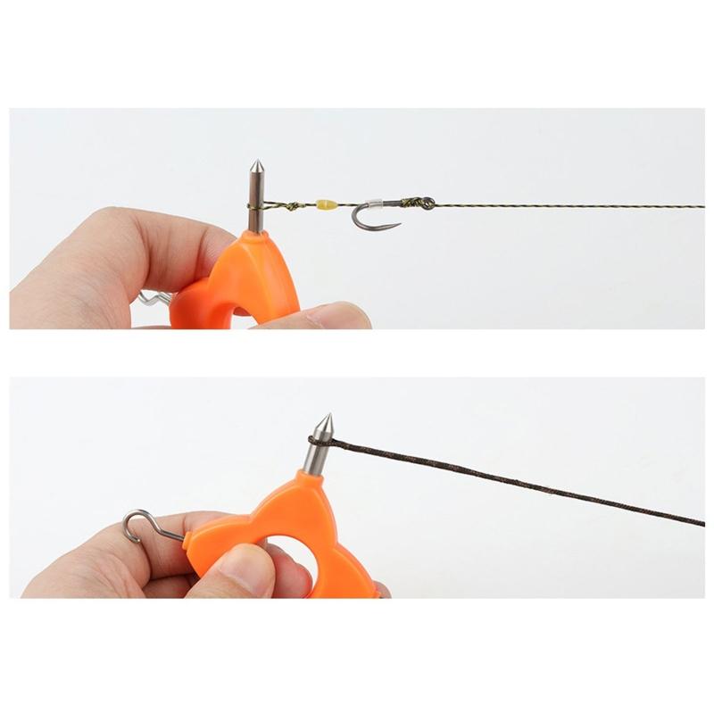 Fishing Bait Puller Hook Sharpener Tackle Carp Fishing Quick Knot Chod Rig Tool