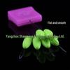 Non-Yue 7-Star Fluorescent Fishing Floats: Streamlined Floating Bean Design, 7+2 Set, 50 per Box