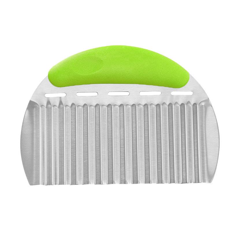 Stainless Steel Wave Blade Potato & Vegetable Cutter