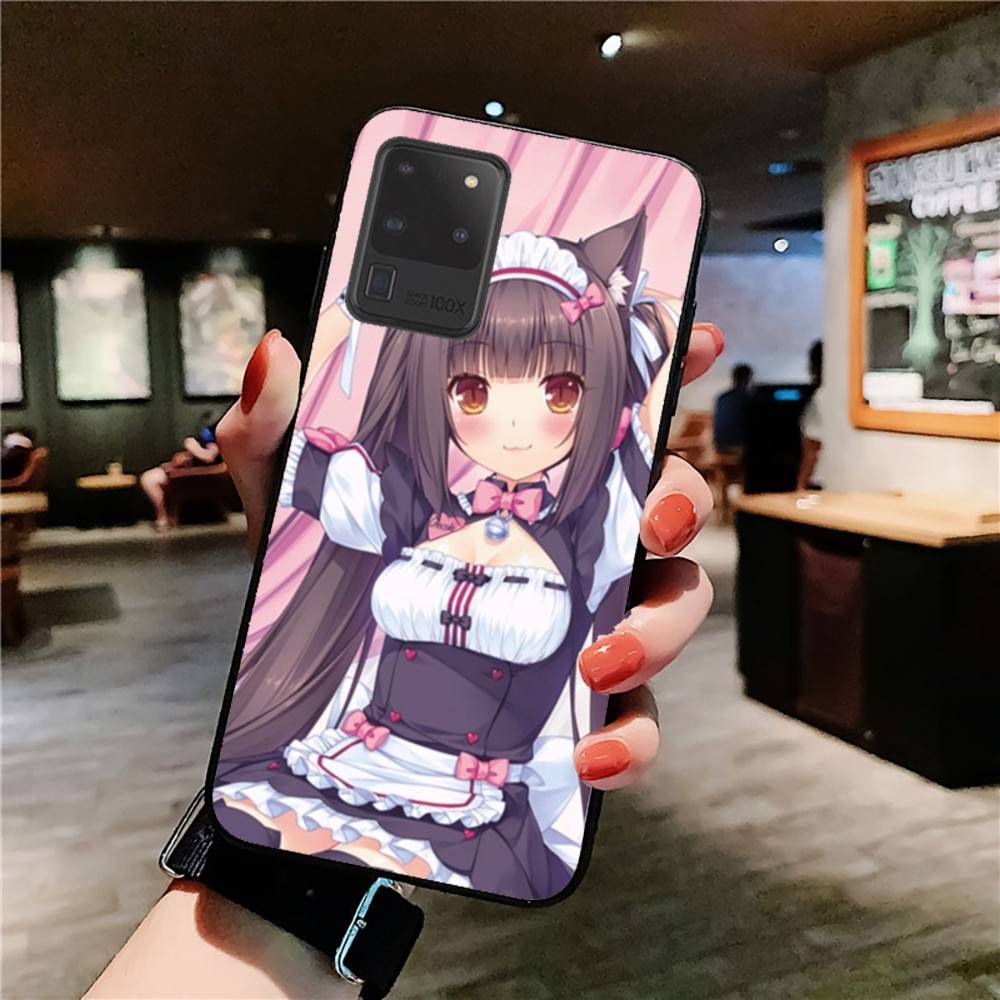 Classic Beautiful Girl NEKOAPARA Game Phone Case For Samsung S 9 10 20 21 22 23 30 23 24 Plus Lite Ultra FE S10lite Funda