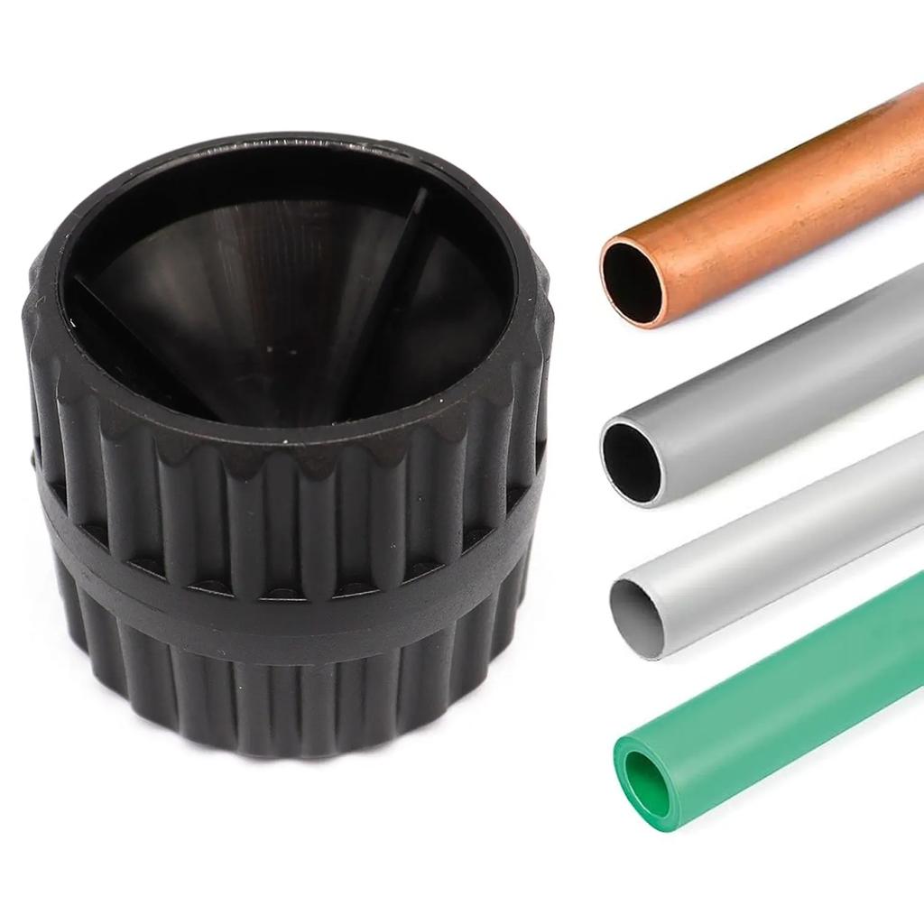 1pc black inner and outer reamer pipe and pipe, deburring reamer pipe chamfering tool for PVC/PPR/copper/brass/aluminum pipe