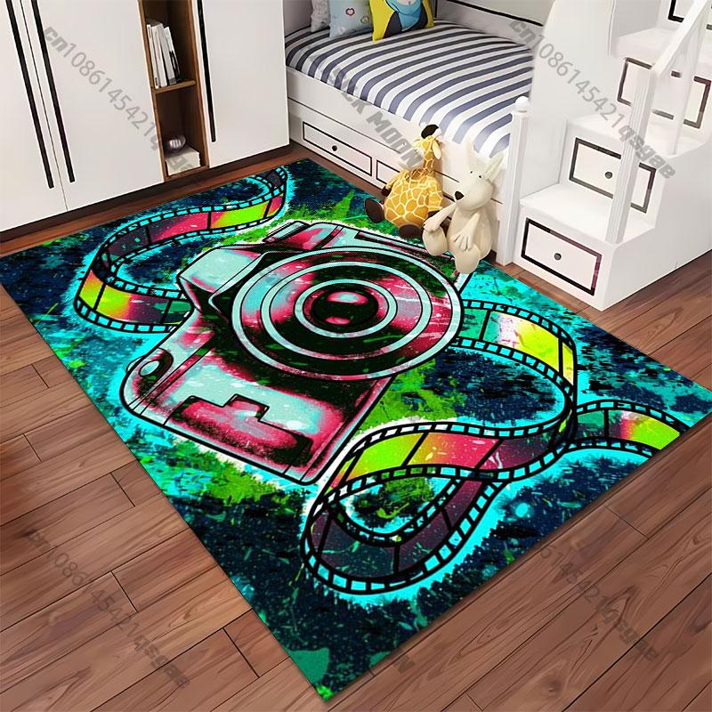 Fotografie Kreativität lebendiger Kunstteppich Yoga Wohnzimmer Raumdekoration Krabbeldecke für Kinder Fußmatte Bereichsteppich Spielmatte