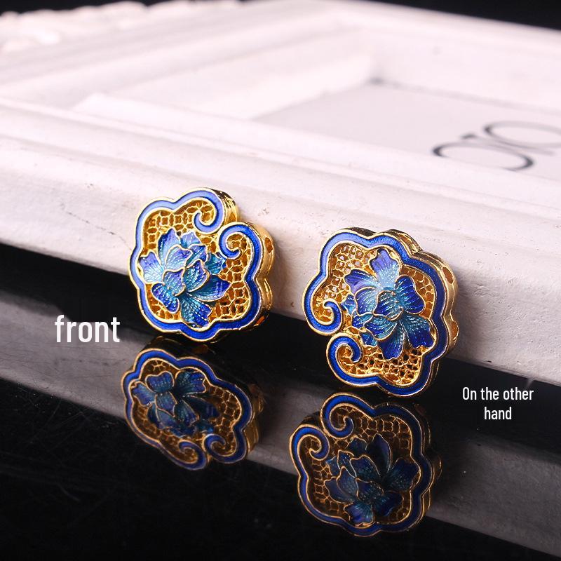 

Эмаль перегородчатая эмаль Облако Жуи Сделай сам Браслет Бусины и Аксессуары для цепочки для свитера эпохи Цин No Specification