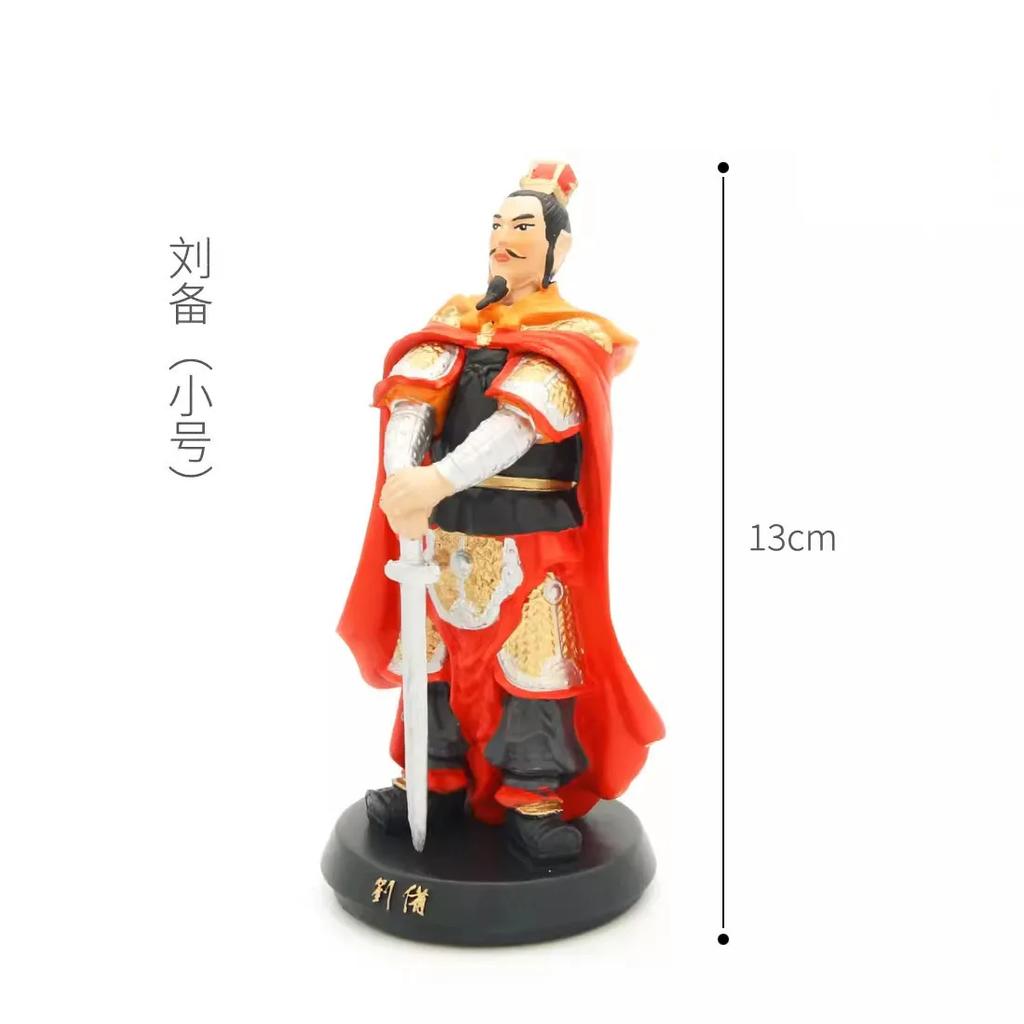 Three Kingdoms character ornaments, igurines, five tiger generals, Zhuge Liang, Liu Bei, Guan Yu, Zhao Yun,Home decoration