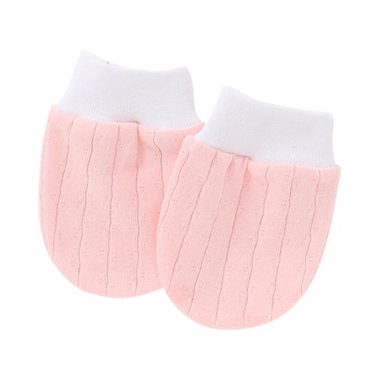 Handsocks No-Scratch Protective Cotton Newborn Baby Caps Mittens for Baby