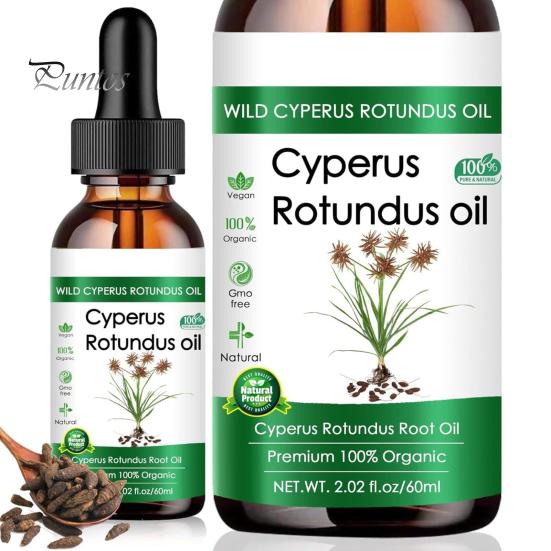 1/2 Stück 60 ml Cyperus Rotundus-Öl für Männer und Frauen, Haarentfernungspflegeöl, reduziert das Körperhaarwachstum, Feuchtigkeitscreme für die Haut, natürliche Pflanzen, nährender Hautschutz